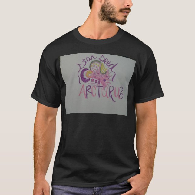 Arcturian Starseed ljust språksymbol Tee Shirt (Framsida)