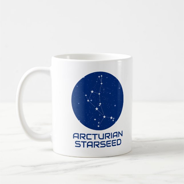 Arcturian Stjärnfrö Mugg – Boötes Konstellation (Vänster)