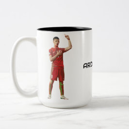 Arda Güler Artistic Porträtt Två-Tonad Mugg