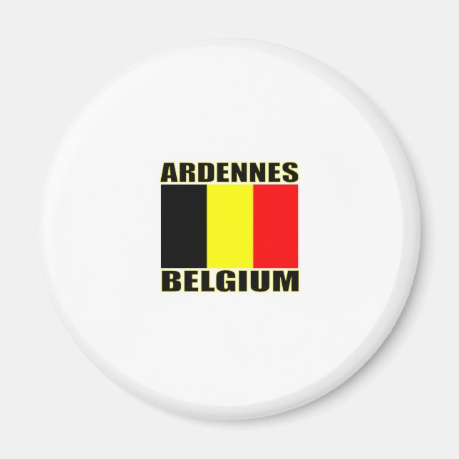 Ardennes, Belgien Magnet (Framsidan)