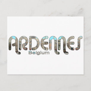 Ardennes, Belgien Vykort