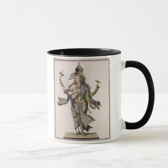 Ardhanarishvara från 'resan hjälpIndes et en la Ch Mugg (Höger)