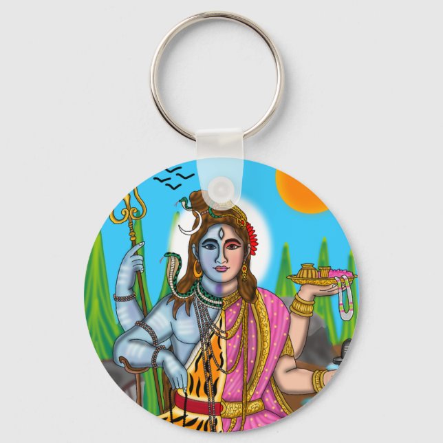 Ardhanarishvara-nyckelring Nyckelring (Framsida)