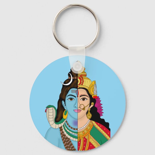 Ardhanarishwara Nyckelring (Framsida)