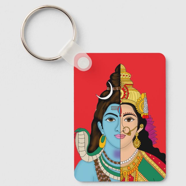 Ardhanarishwara Nyckelring (Framsida)