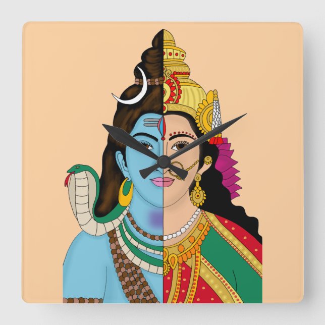 Ardhanarishwara Väggur (Framsida)