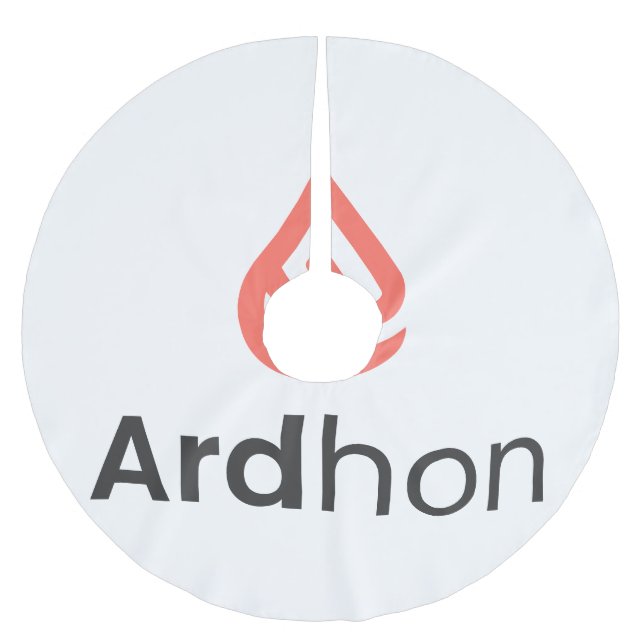 Ardhon - bär din stil, på ditt sätt julgransmatta borstad polyester (Framsidan)