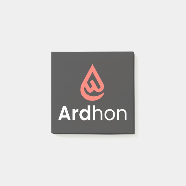 Ardhon - bär din stil, på ditt sätt post-it block (Framsida)
