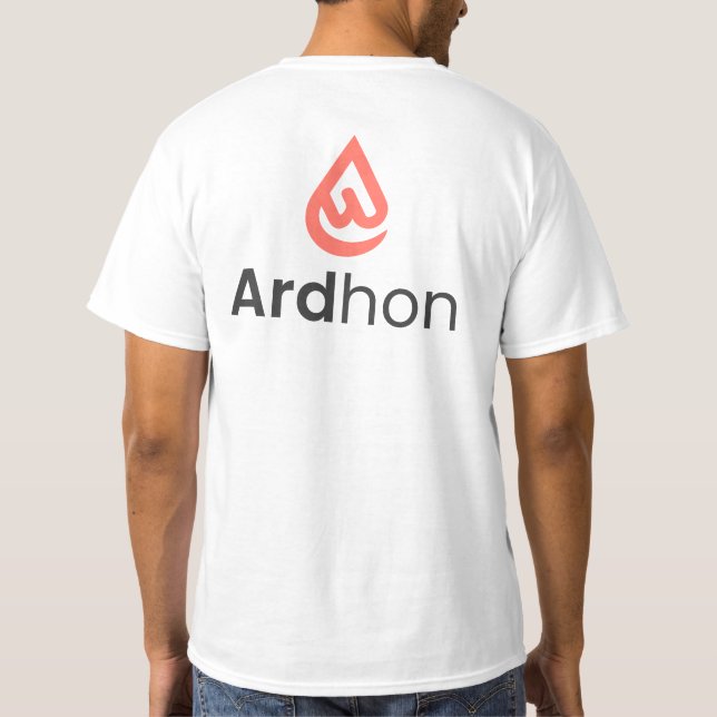 Ardhon - bär din stil, på ditt sätt t shirt (Baksida)