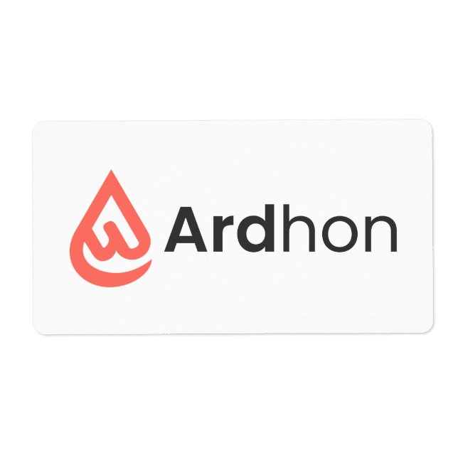 Ardhon varumärkesmerch - bär din stil, på ditt sät fraktsedel (Framsidan)