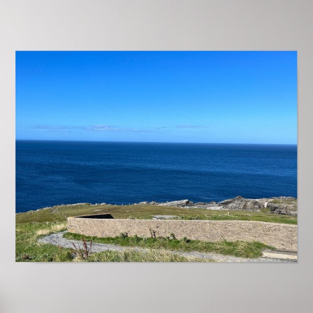Ardmalin Malin Head County Donegal Irland Europa Poster (Framsidan)