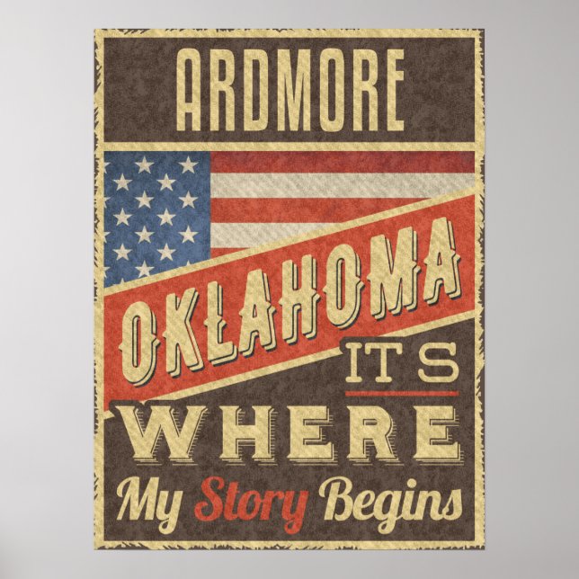 Ardmore Oklahoma Poster (Framsidan)