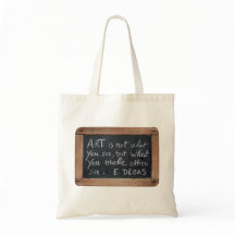 Ardoise 03 Artists offerter Degas Tote Bag