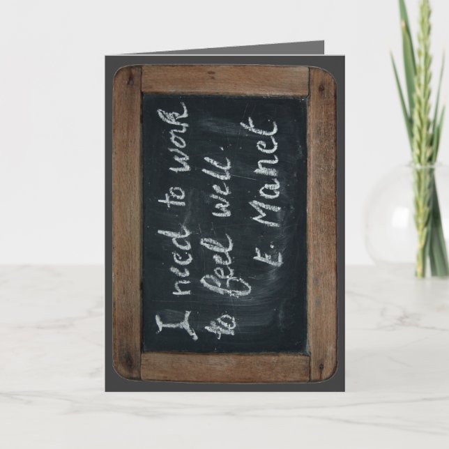 Ardoise 07 - Manets citat - kort (Framsida)