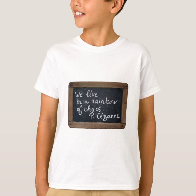 Ardoise 08 Cezanes citattskjorta T-shirt (Framsida)