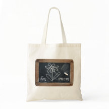 Ardoise 10 Flower för Mamma Tote Bag