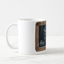 Ardoise 10 Flower för Mamma White Mugg