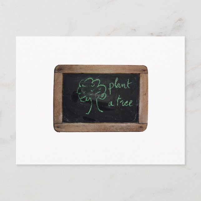 Ardoise #12 - Plant a träd Vykort (Framsida)