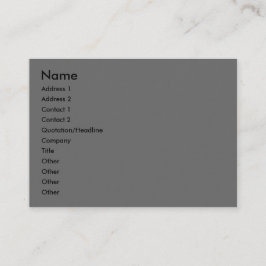 Ardoise Artists citat Dagas Affärskorts Visitkort
