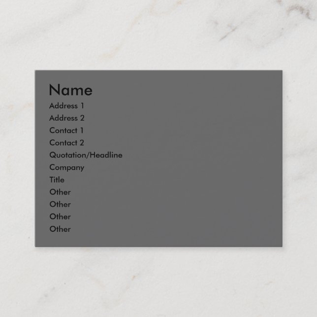 Ardoise Artists citat Dagas Affärskorts Visitkort (Framsida)