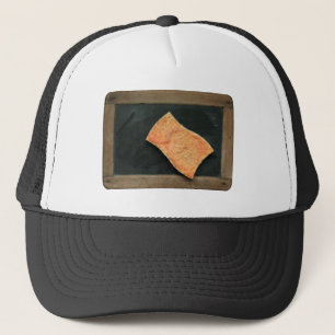 Ardoise Passer l'éponge Vintage School Slate Hat Truckerkeps