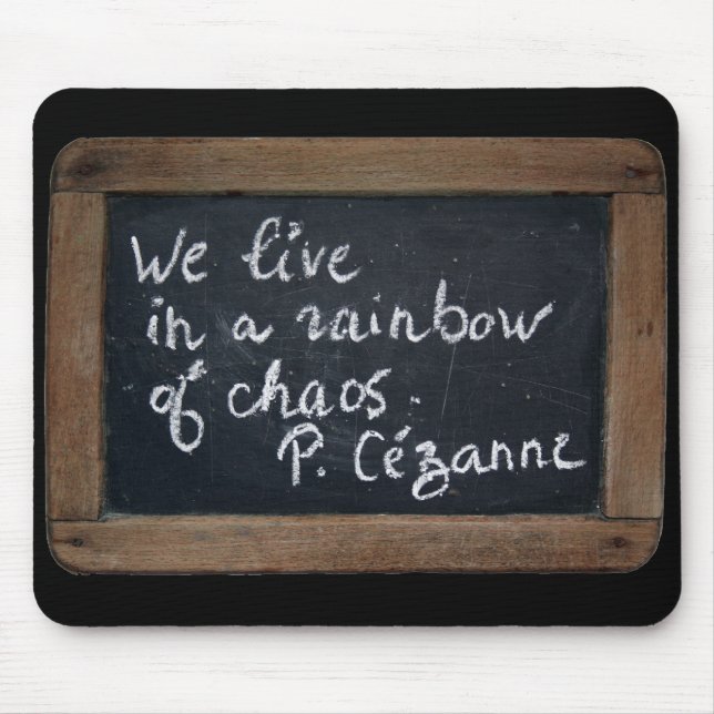Ardoise Rustic School Slate Cezanne's Quote MouseP Musmatta (Framsidan)