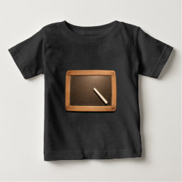 Ardoise Vintage School Slate med Chalk Baby B T Tee Shirt