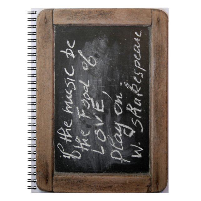 Ardoise W. Shakespeare's Quote Notebook Anteckningsbok (Framsidan)