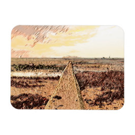 Ardrossan Beach Sunset, Scotland Magnet
