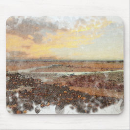 Ardrossan Beach Sunset Watercolour Musmatta