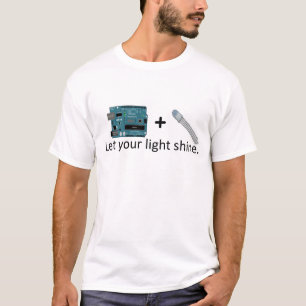 Arduino + RGB LEDDE = inspiration Tee Shirt