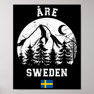 Åre Åreskutan Berg Sverige Skidort Alpin Skidåknin Poster