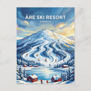Åre Ski Resort Sverige Vykort