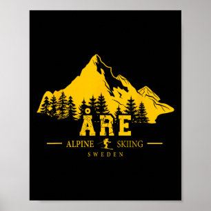 Åre Sverige Skidort Alpin Skidåkning Svenska Är Så Poster