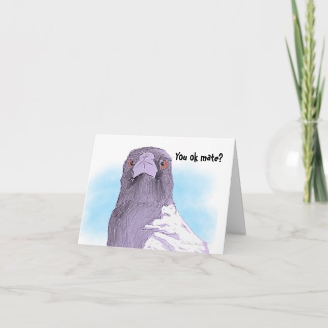 Are you ok card tack kort (Framsida)