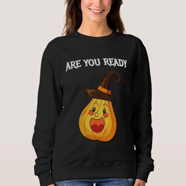 Are you Ready Pumpkins T Shirt (Framsida)