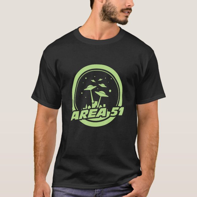 Area 51 Alien Nevada For Paranormal And Ufo Friend T Shirt (Framsida)