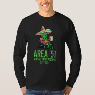 Area 51 Gag U.F.O. Drunk Illegal Alien Cinco De M T Shirt