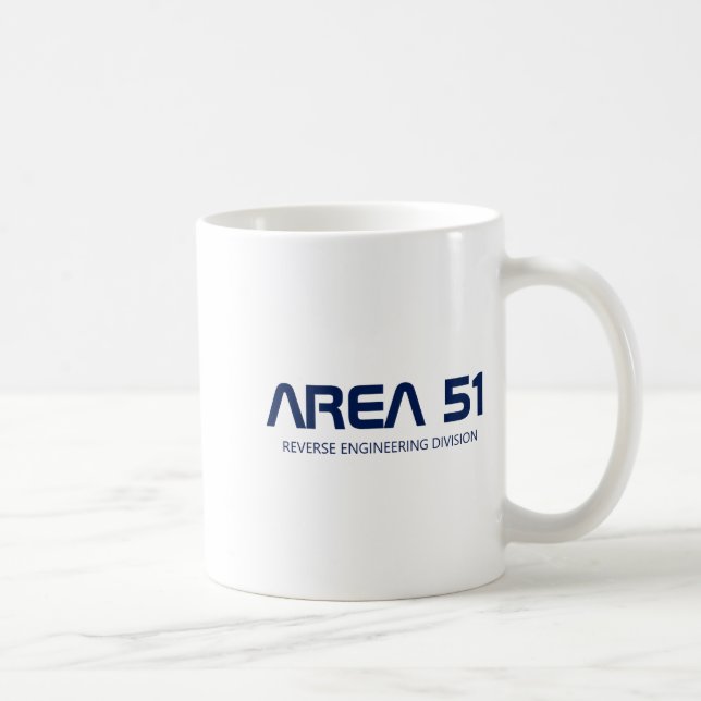 Area 51 Reverse Engineering Alien Ufo Paranormal  Kaffemugg (Höger)