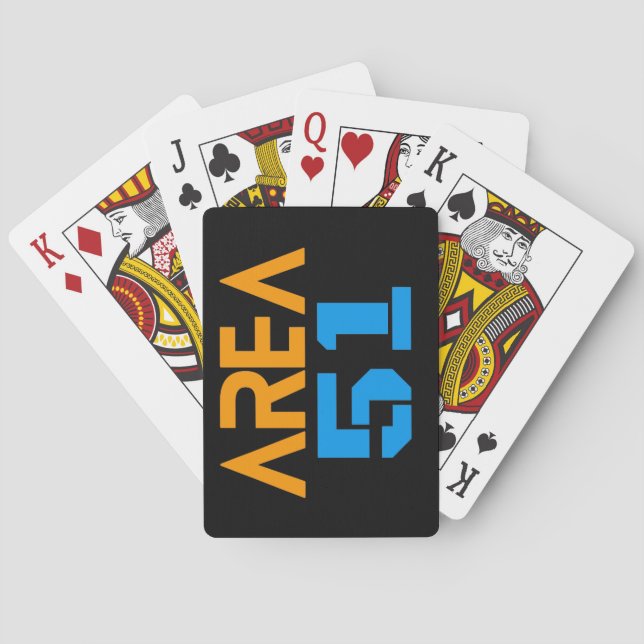 Area 51-spelkort casinokort (Baksidan)
