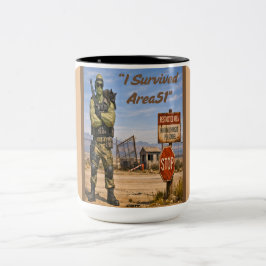 Area 51 Ufos Två-Tonad Mugg