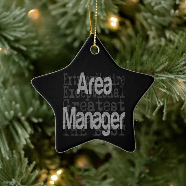 Area Manager Extraordinaire Julgransprydnad Keramik (Träd)