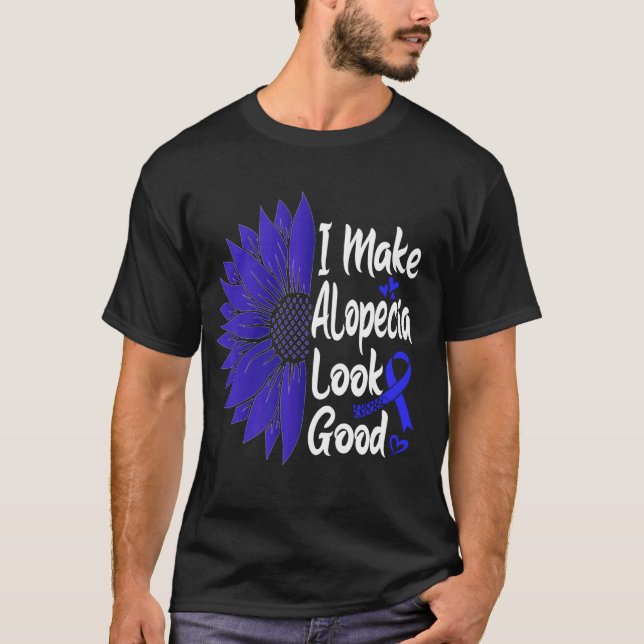 Areata Gift - Hair Loss Loss Awareness T Shirt (Framsida)