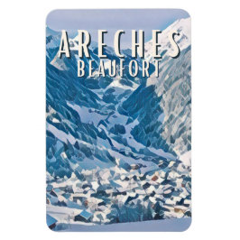 Areches Beaufort Station de ski Magnet