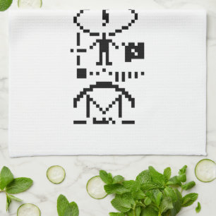 Arecibo Binary Message 1974 Kökshandduk