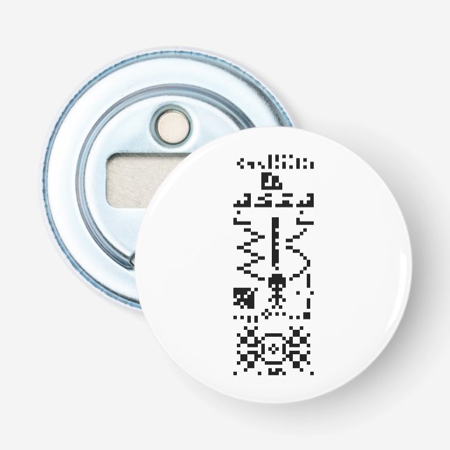 Arecibo Binary Message Reply Flasköppnare (Framsidan)