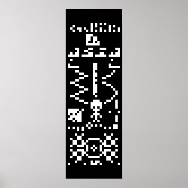 Arecibo Binary Message Reply Poster (Framsidan)