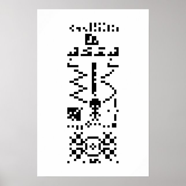 Arecibo Binary Message Reply Poster (Framsidan)