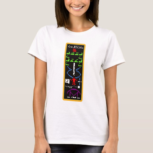 Arecibo M13 främlingmeddelande T-shirt (Framsida)