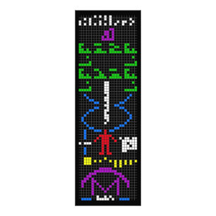 Arecibo-meddelande science extraterrestrial utomla fototryck